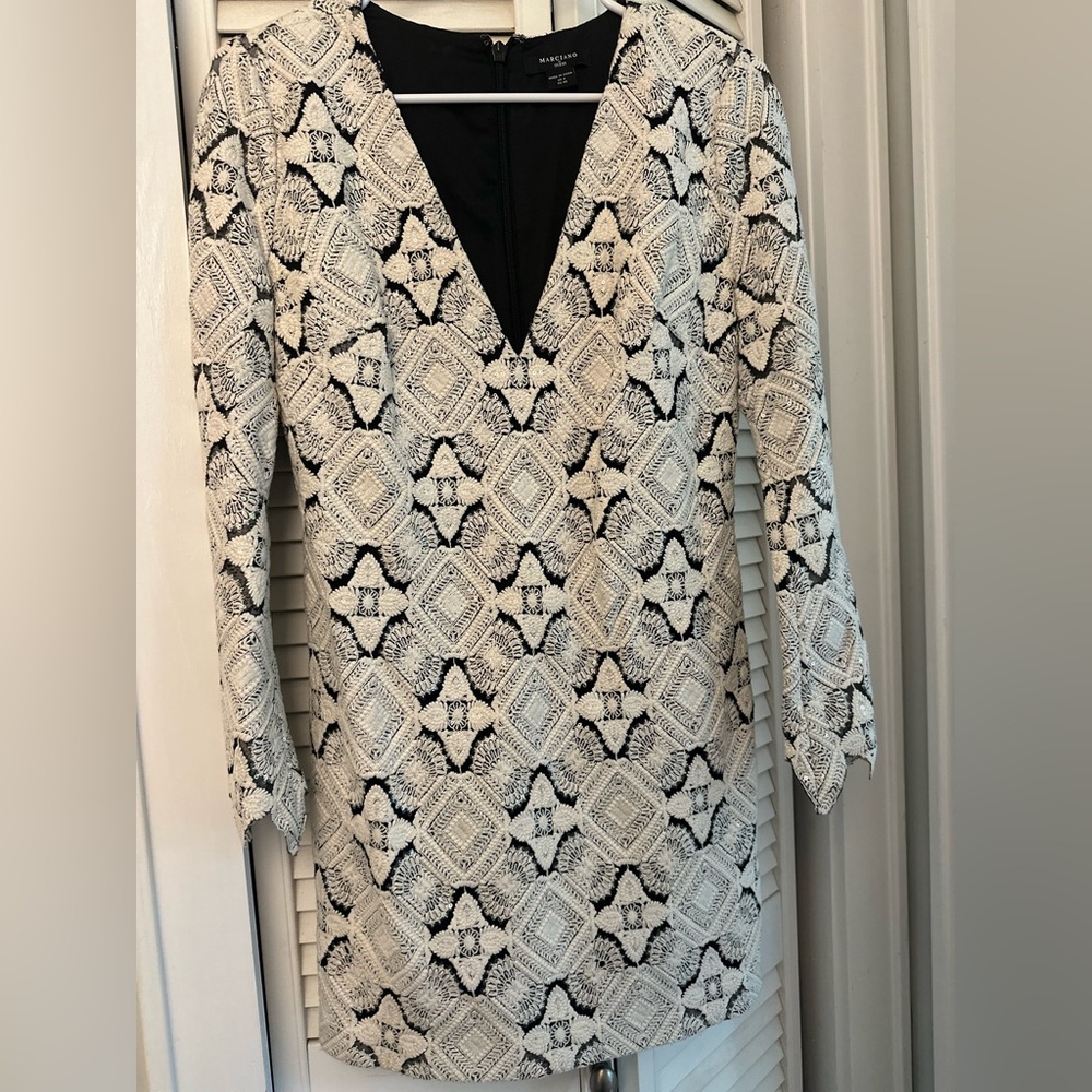 Marciano Dress Women US 4 embroiled bodycon dess show in a reality TV